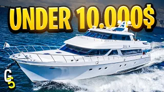 6 Yachts You Can Purchase For Under $10.000