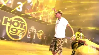 Chris Brown brings out G Unit at Summer Jam 2015