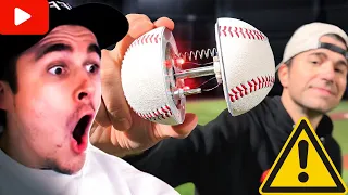 Ludwig Watches Mark Rober Impossible To Hit Ball