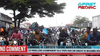 Carnaval de Tidiane Mario en soutien au concert de Fally Ipupa au Stade Alphonse Massamba Débat