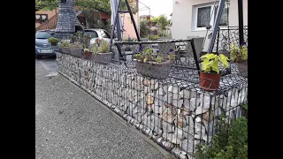 Montaza panelne ograde / Making a simple fence