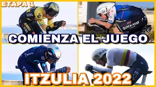 RESUMEN ETAPA 1 ➤ ITZULIA 2022 🇪🇸 Crono con MUROS