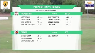 DDCC Carlton Mid Premier Grade Round 9: Palmerston v Darwin Day 1