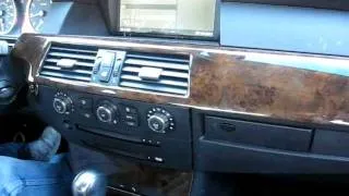 How to Remove Radio / CD / Navigation/ CCC unit  from 2007 BMW 530i for Repair