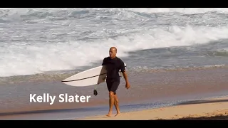 pro surfers kelly slater and conner coffin surfing oahu, hawaii. 2K.