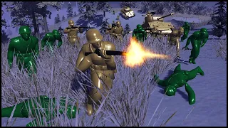 Chaos Brigade's Winter Fortress Assault - Army Men: Civil War S2E11