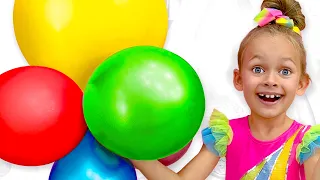 Balloon Song + More Nursery Rhymes & Kids Songs | Maya and Mary
