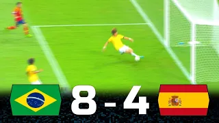 Brazil Destroyed Spain For 10 Years : Brazil vs Spain 2024 2020 2013