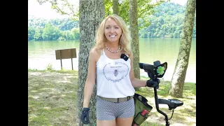 Metal Detecting for Treasure on a Tennessee Lake Beach