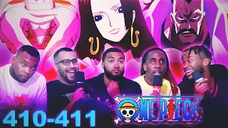 Boa Hancock is a WarLord?! One Piece Ep 410 411 Reaction