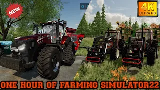 AN HOUR OF FARMING SIMULATOR 22/TIMLAPSE/GALGENBERG/ERLINGEN/THE WESTERN WILD MAPS/FS22 #farming