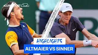 An Absolute Five-Set Epic! Altmaier & Sinner Produce A Brilliant French Open Spectacle | Eurosport