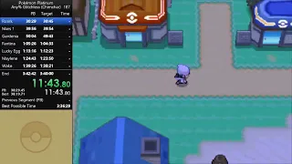 Pokémon Platinum 3:41:33 glitchless speedrun