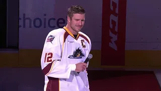 Lake Erie Monsters Calder Cup Championship Banner Raising