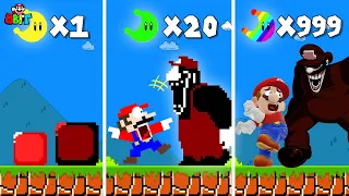 Super Mario Bros. but Mario and MX gets Moons = more REALISTIC | Game Animation