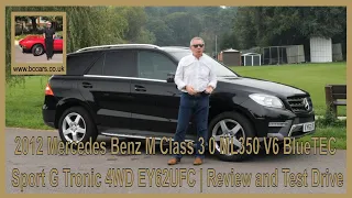 2012 Mercedes Benz M Class 3 0 ML350 V6 BlueTEC Sport G Tronic 4WD EY62UFC | Review and Test Drive