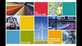 SIG Science Talk - Robotik und Automatisierung