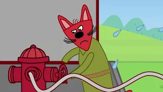 Три кота | Пожарная станция | Серия 48 | Мультфильмы для детей
