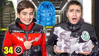 Mein BRUDER bekommt 1 MONCLER Artikel für JEDEN KILL! (Fortnite Geld Challenge)