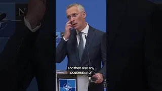 NATO Chief Comments on Cluster Munitions for Ukraine