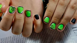 Трендовый дизайн ногтей 🥰   Матовый маникюр 💅 Неоновые ногти 💚 Не ОБ*ЕРАЙТЕ мастеров 👆😉