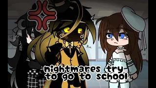 FNAF 4 Goes to School // FNAF // Gacha Club //