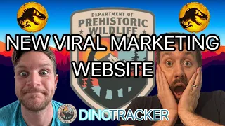 EXPLORING DINOTRACKER ! Jurassic World Dominion VIRAL MARKETING WEBSITE!!!