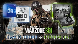 Call of Duty: WARZONE 2.0 // Core i3 10100F + GTX 1060 3GB