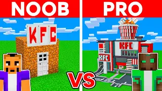 Batalla de Construcción de KFC NOOB vs PRO!