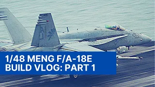 1/48 Meng F/A-18E Build Series - Part 1: Intro and cockpit