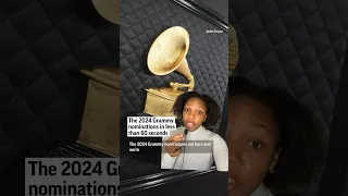 The 2024 Grammy nominations in less than 60 seconds