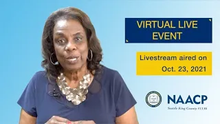 Livestream by MMGVP - recording of Seattle King County NAACP livestream virtual fundraiser