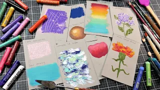 10 MUST TRY Oil Pastel Techniques!