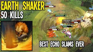 50 Kills Earth Shaker Insane Echo Slams Rampage By Goodwin | Dota 2