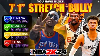 93 BLOCK + 92 DUNK + 91 3PT STRETCH BIG BUILD CAN DO EVERYTHING! BEST CENTER BUILD IN NBA2K24!!!