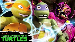 Ninja Turtles Electrifying BATTLE! ⚡️ | "When Worlds Collide, Part 2" Full Scene | TMNT