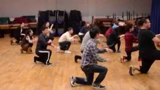 [4x]Flash mob dance practice 2 formation plan