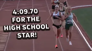 High School Junior Sadie Engelhardt Beats The Pros In Women's 1,500m At The TEN 2024