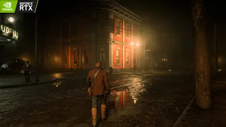 A relaxing night walk in Saint Denis in Red Dead Redemption 2. Enjoy the ambience