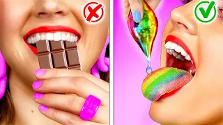 How To Sneak Food Into Class || Edible DIY School Supplies! Awesome Sneaking Hacks