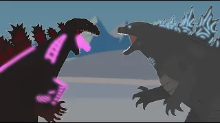 Legendary Godzilla VS Shin Godzilla (BATTLE ANIMATION)