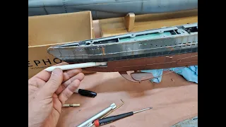 Prototype testing of 1/48 scale RC submarine torpedoes