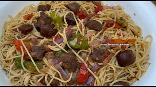 Spaghettis aux rognons façon cafétéria