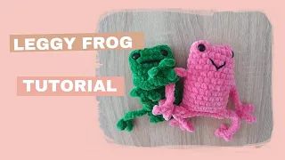 Leggy Frog Crochet Tutorial|No Sew