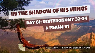 Day 81: Deuteronomy 32-34, Psalm 91