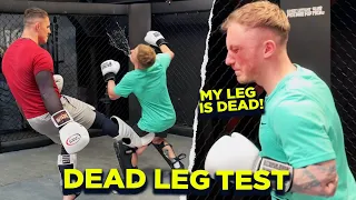 Dead Leg Challenge With Gymnast Nile Wilson | Tom Aspinall VLOGS