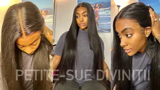 THE ABSOLUTE BEST UPGRADED 9X6 LACE CLOSURE 26" STRAIGHT WIG ft. ISEE HAIR | PETITE-SUE DIVINITII