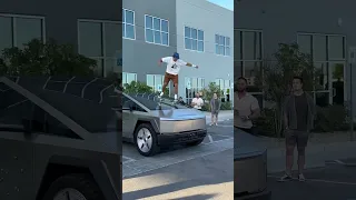 CyberTruck Kickflip | Louie Lopez's NBD #tesla #xgames #cybertruck