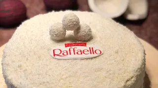 كيكة الرافايلو باحلى شكل واطيب طعم كيكات للمناسبات كيكة الرافايلو Raffaello cake