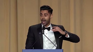 Comedian Hasan Minhaj roasts Trump at White House dinner